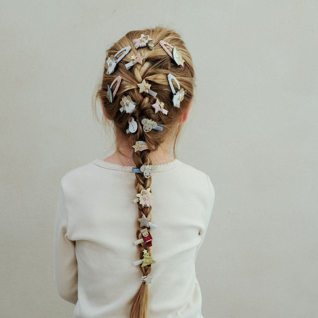 Mimi &amp; Lula - 4 hårspenner - Angel Christmas