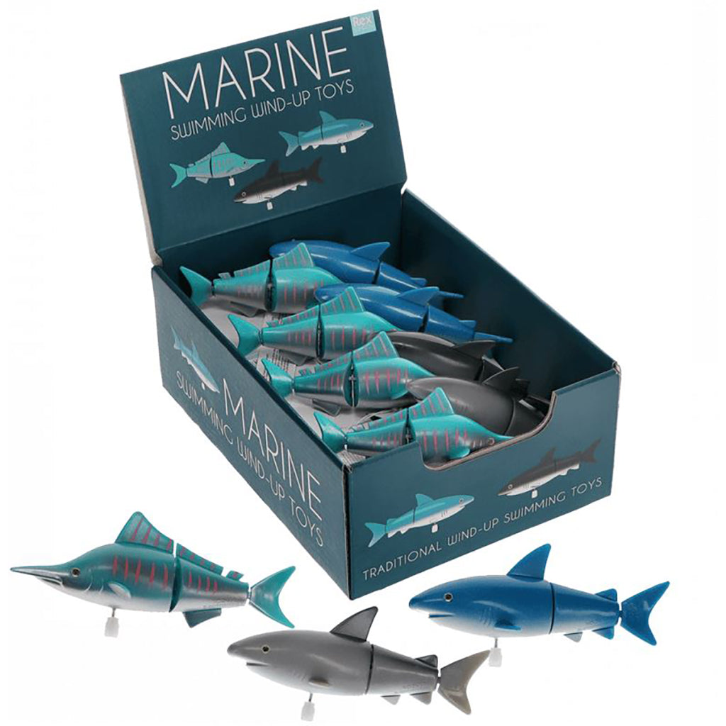 Rex London Trekk-opp fisk som kan svømme - Ass. modell