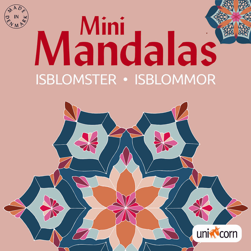 Mandalas malebok mini, Isblomster