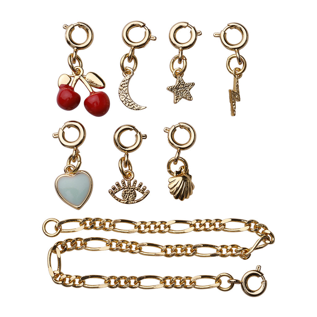 Me &amp; My Box, DIY smykkesett, Charming - armbånd med anheng for barn