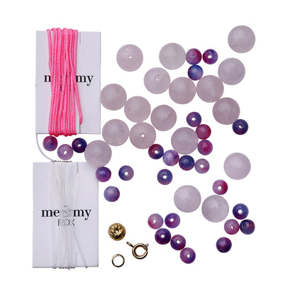 Me &amp; My Box, DIY smykkeskrin, Roseberry - 2 armbånd for barn