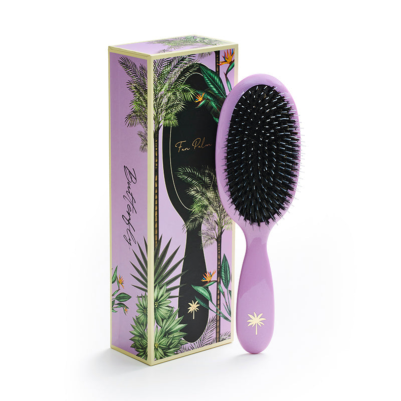 Fan Palm hårbørste, Butterfly - Medium