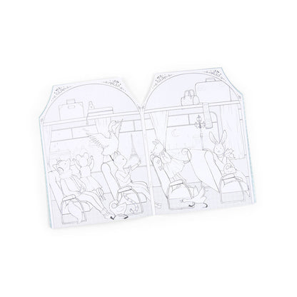 Moulin Roty Malebok med 170 klistremerker, Den lille danseskolen