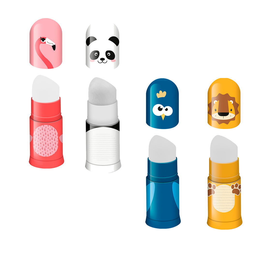 Faber-Castell mini blyantspisser og viskelær i ét, ass. farge