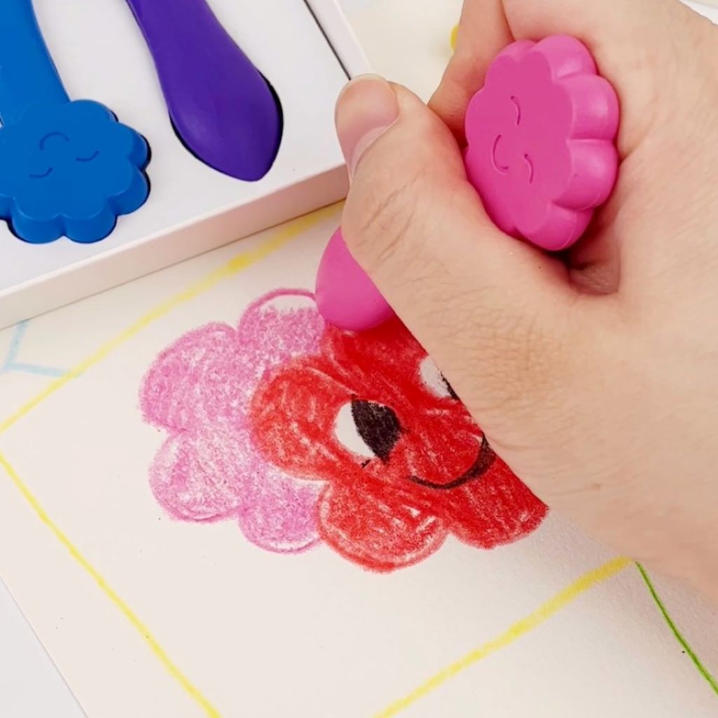 Haku Yoka, 12 fargekritt - smilende ansikter