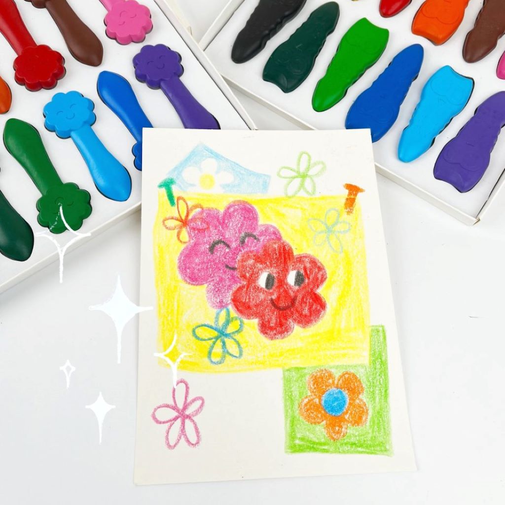 Haku Yoka, 12 fargekritt - smilende ansikter