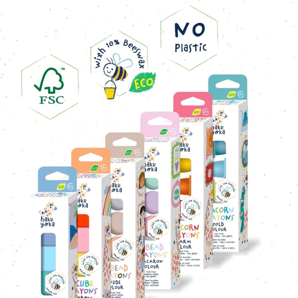 Haku Yoka, Firkantede fargekritt - regnbuens farger