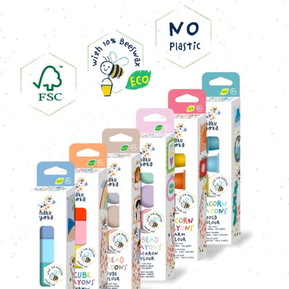 Haku Yoka, Firkantede fargekritt - regnbuens farger