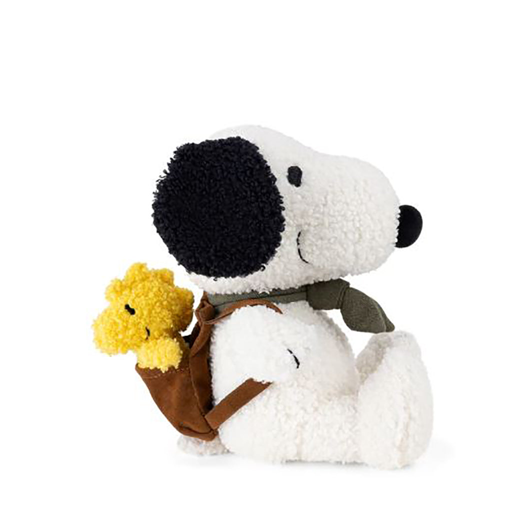 Snoopy med Woodstock i ryggsekk - 20 cm