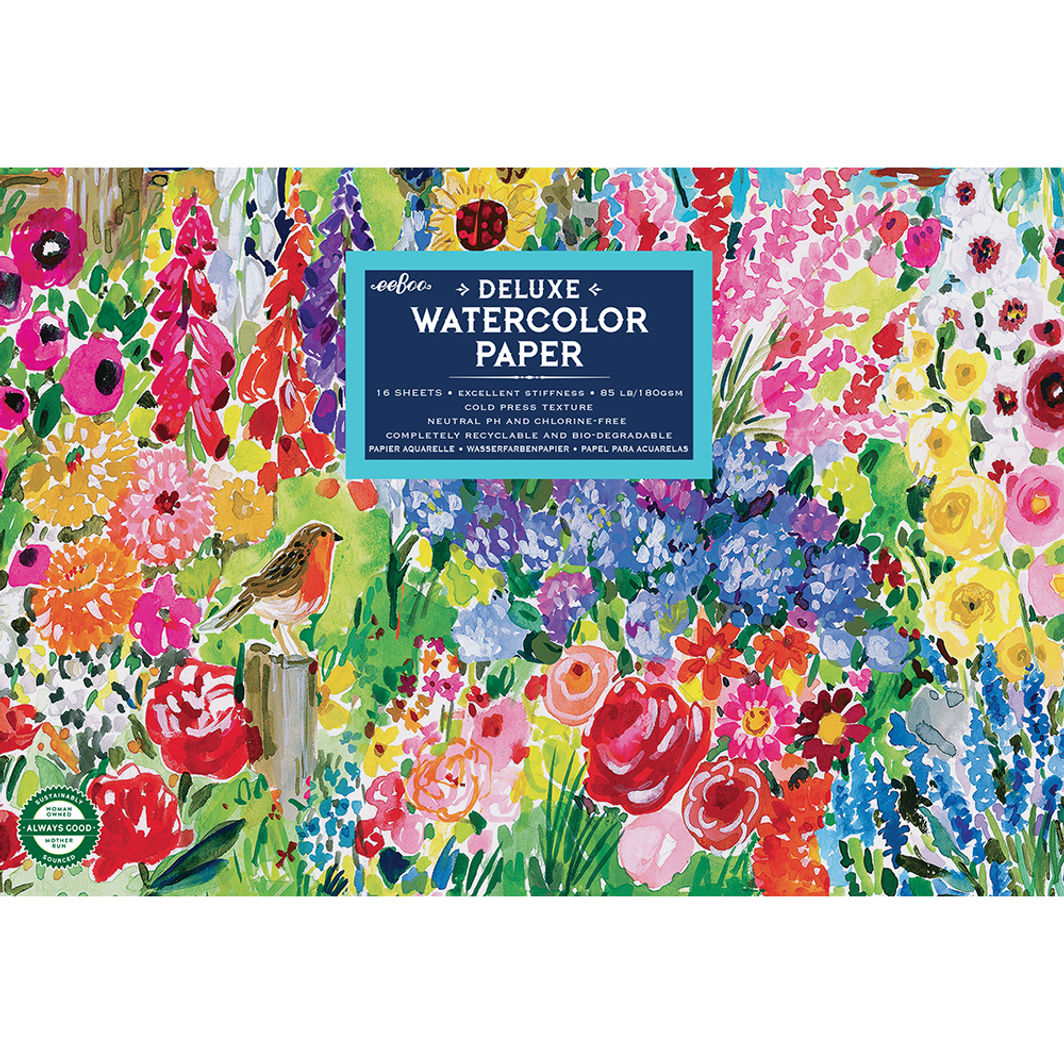 eeBoo Akvarellpapir, Seaside Garden