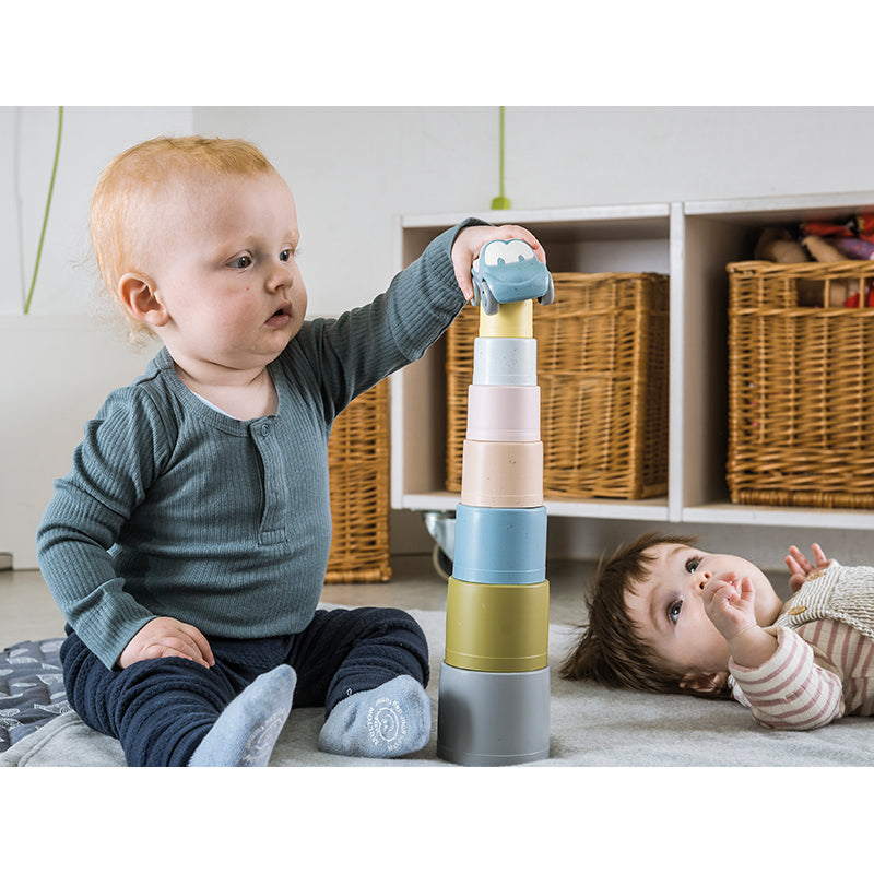 Dantoy Bioplast Tiny Byggebegre, Svanemerket - Fra 6 md.