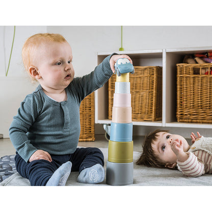 Dantoy Bioplast Tiny Byggebegre, Svanemerket - Fra 6 md.