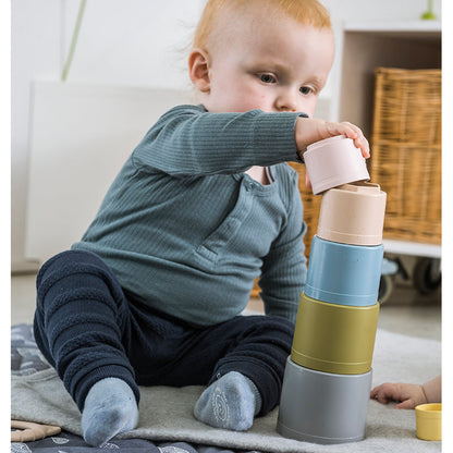 Dantoy Bioplast Tiny Byggebegre, Svanemerket - Fra 6 md.