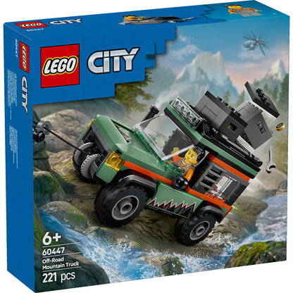 LEGO City boks med firhjulstrukket bjerg-offroader legetøj for børn