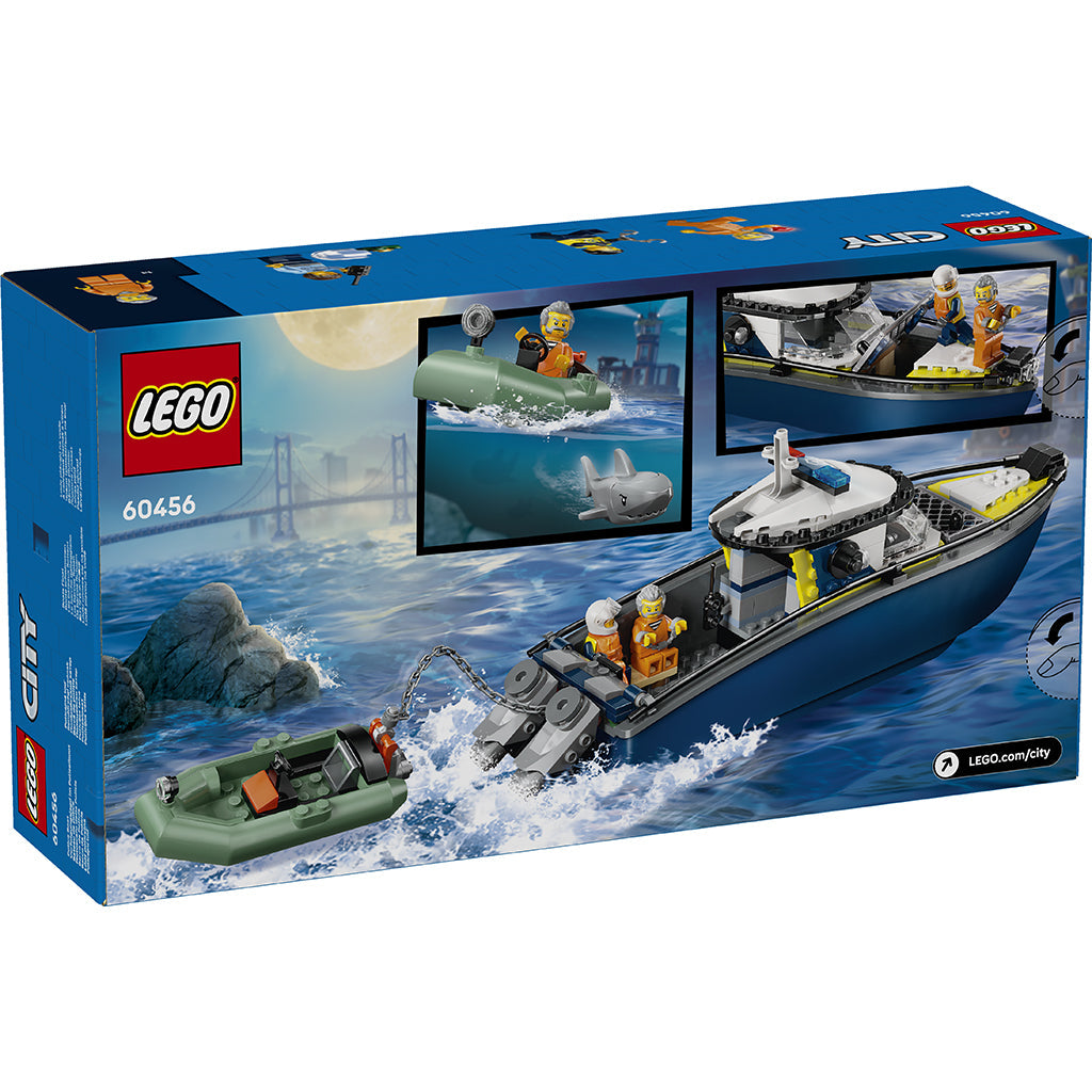 LEGO® City Police, Politibåt på forbryterjakt