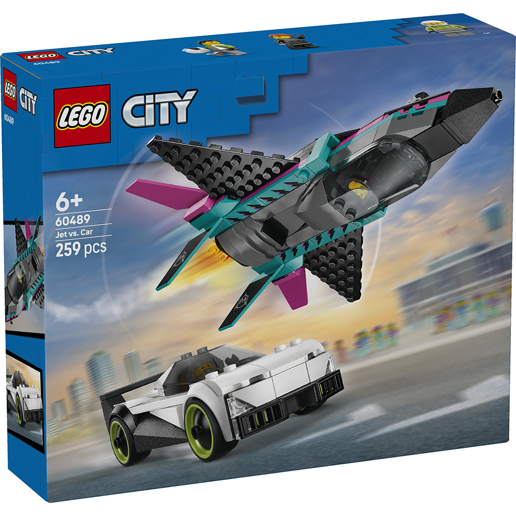 LEGO® City Jetfly mot racerbil
