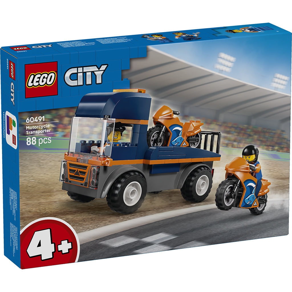 LEGO® City Motorsykkeltransporter