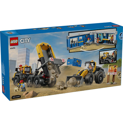 LEGO® City Frontlaster og lastebil med tippelass – Byggesett 60494