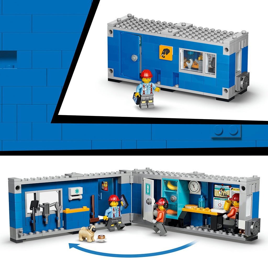 LEGO® City Frontlaster og lastebil med tippelass – Byggesett 60494