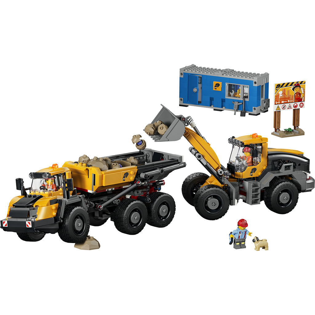 LEGO® City Frontlaster og lastebil med tippelass – Byggesett 60494