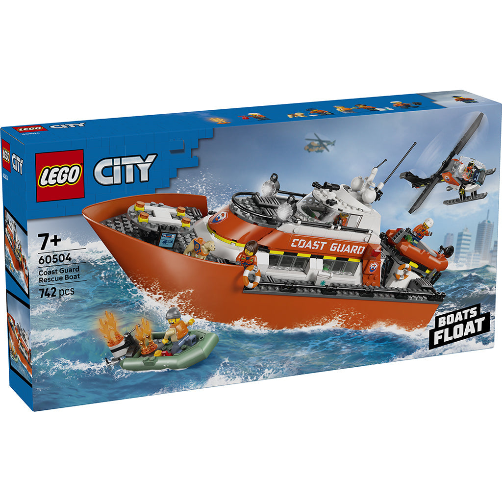 LEGO® City Kystvaktens redningsbåt og helikopter