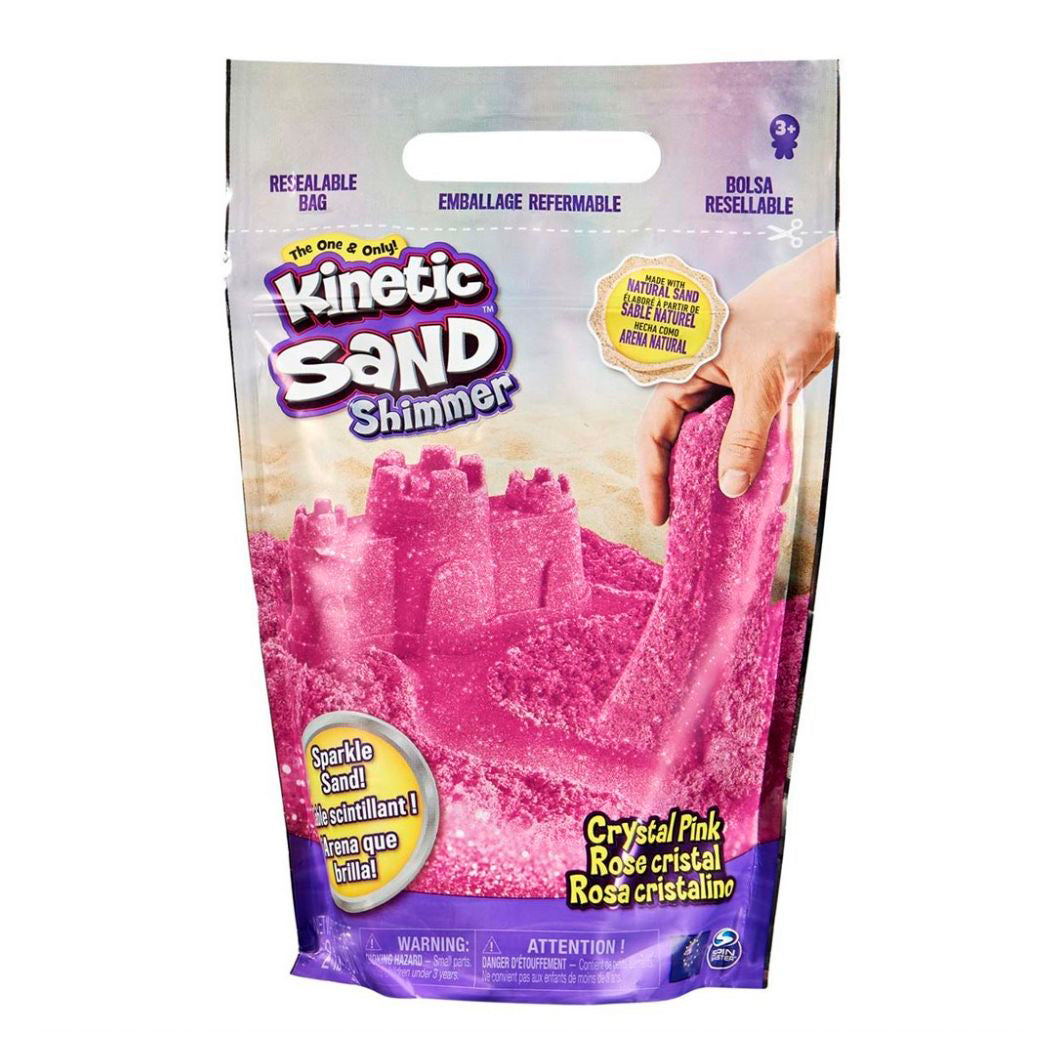 Kinetic Sand, Magisk sand, Glitter Sand Rosa