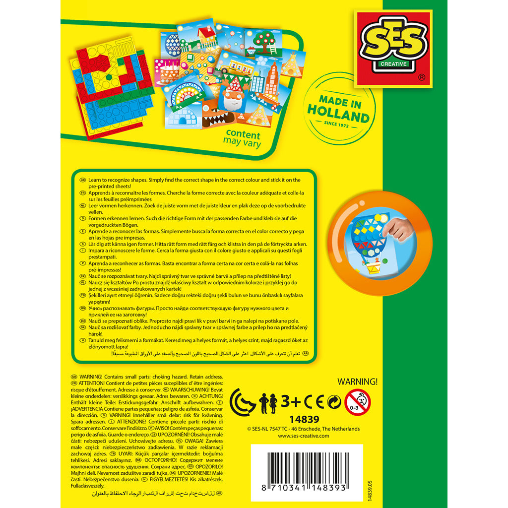 SES Creative, Jeg lærer å kjenne igjen former