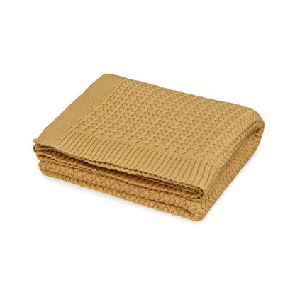 Cam Cam Harper babystrikket teppe, Honey