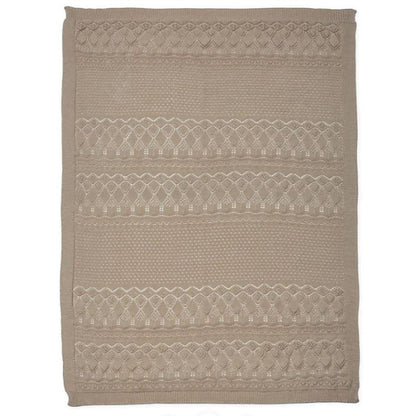 Cam Cam Pointelle babystrikket pledd, Hazel