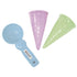Spielstabil Sandforme, Isvafler & ske 3 dele - Pastel