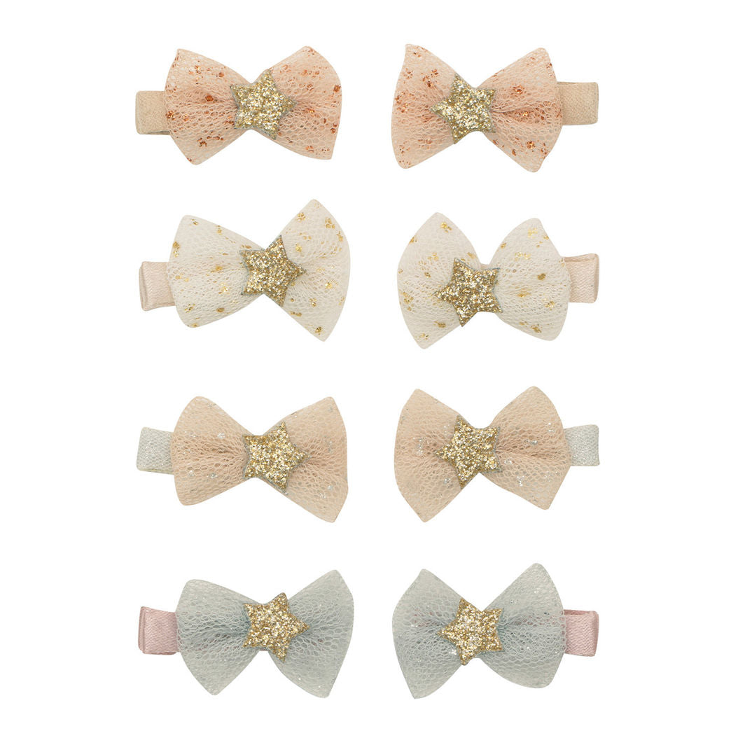 Mimi &amp; Lula Hårpynt, 8 hårspenner - Mini Tutu Bow Enchanted