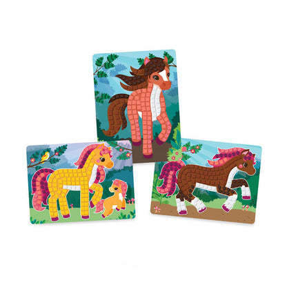 Sticky Mosaics Heste
