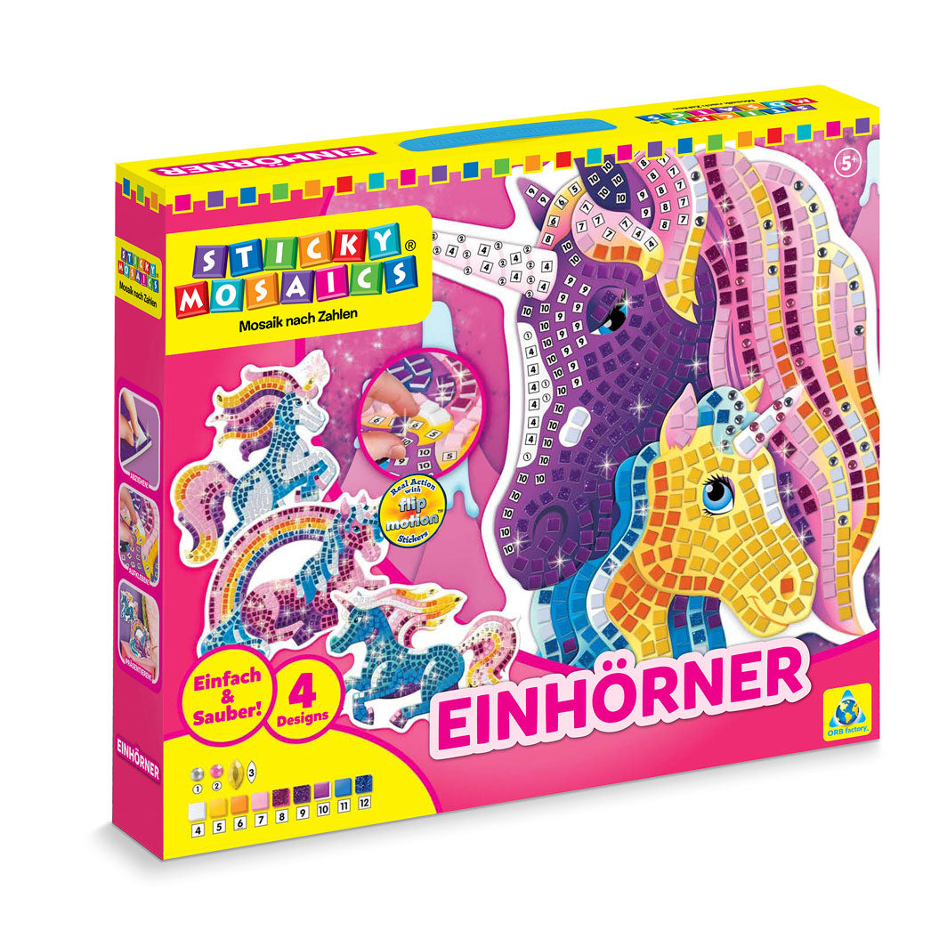 Sticky Mosaics enhjørninger, stor