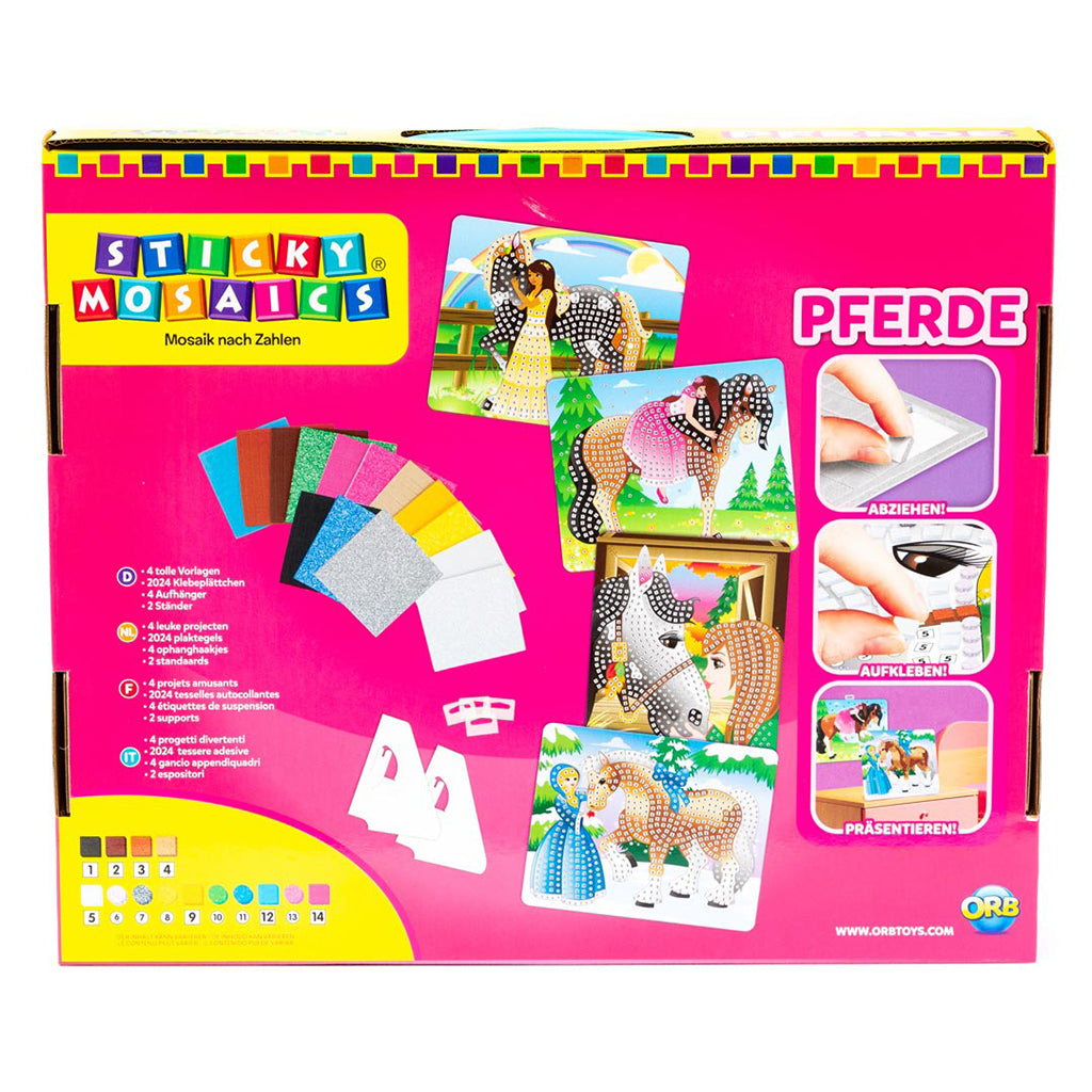 Sticky Mosaics I love horses, stor
