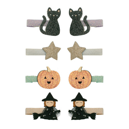 Mimi &amp; Lula - 8 hårspenner - Mini Halloween