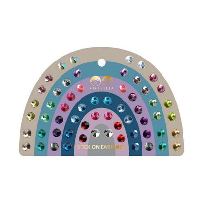 Mimi &amp; Lula - Ørestickers 30 par - Colour Gem Earrings