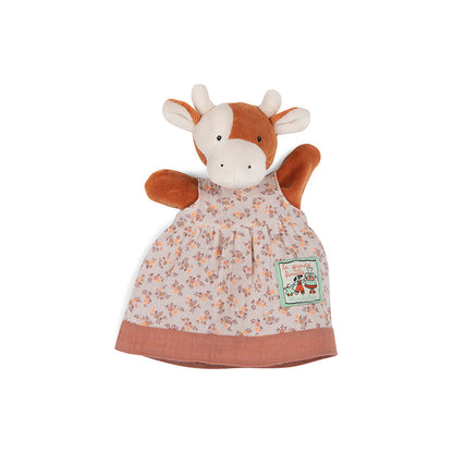 Moulin Roty, hånddukke - Malkekoen Charlotte