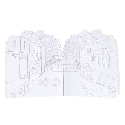 Moulin Roty Male- og klistremerkebok, Tre