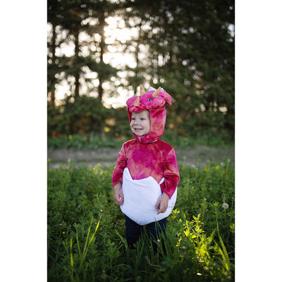Great Pretenders dyrekostume til de minste, Baby dino Triceratops - Str. 1-2 år