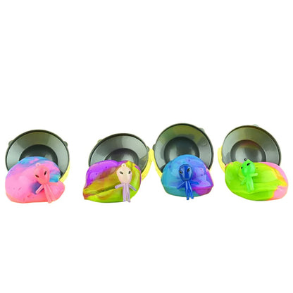 Robetoy Ufo Slim med romvesen, ass. farger - Pris for 1 stk.