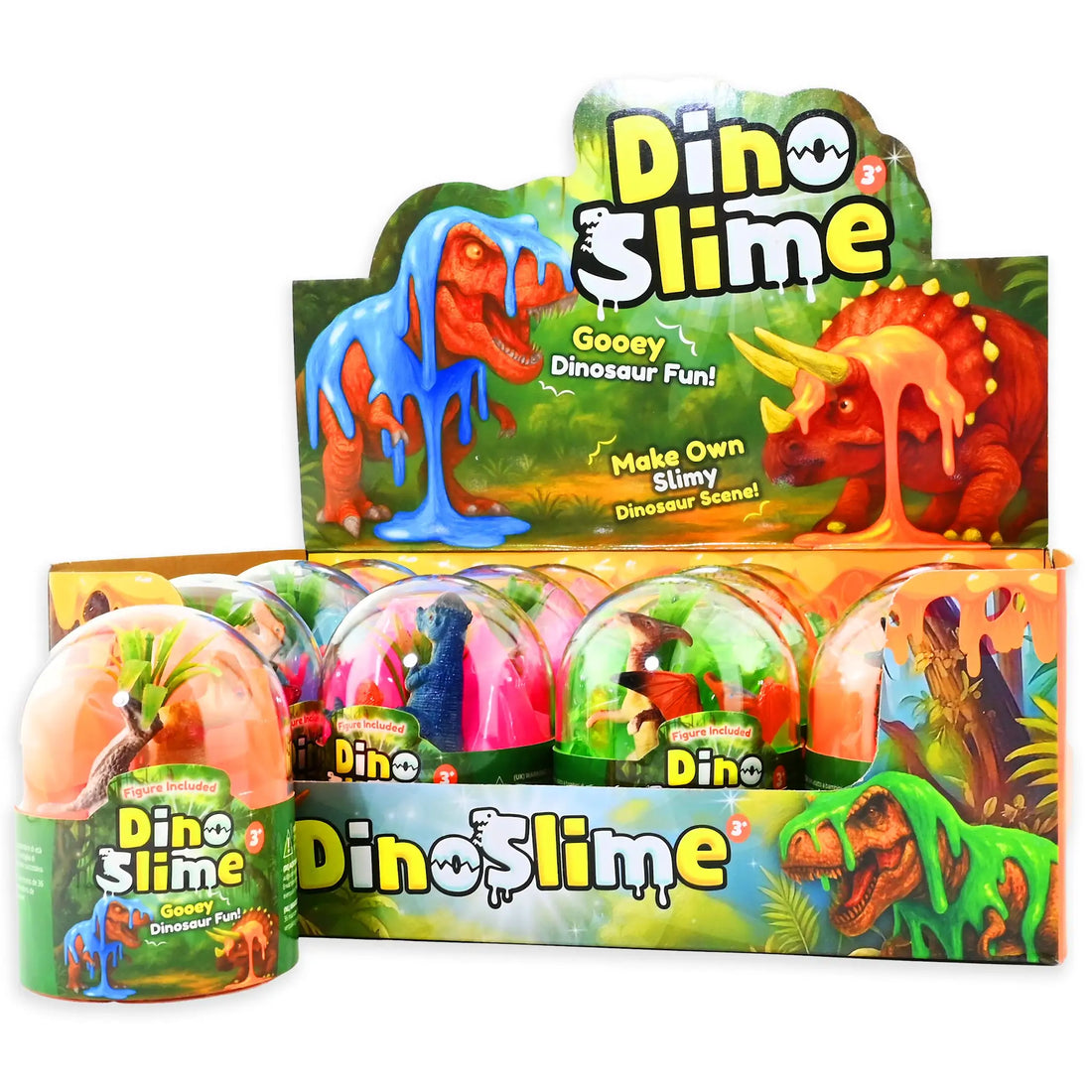 Robetoy, slim med dinosaur, assorterte farger