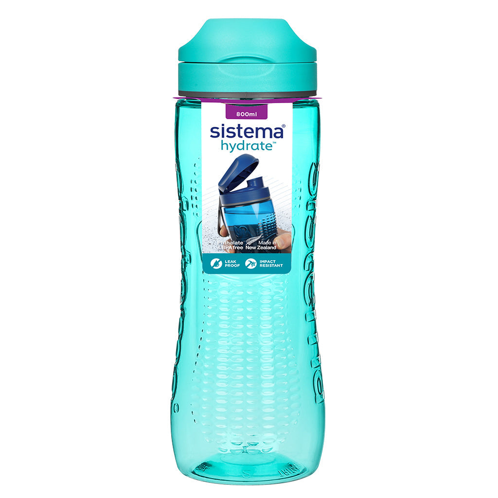 Sistema drikkeflaske til sport, Tritan active, 800 ml - Minty teal