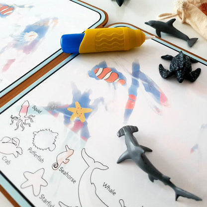 mierEdu Mal med vann malebok, Havet