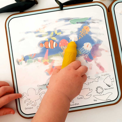 mierEdu Mal med vann malebok, Havet