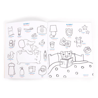 Moulin Roty klistremerkebok, Hverdagslivet mitt