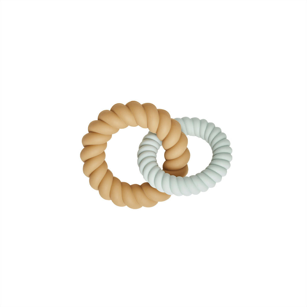 OYOY Mellow Bitering, Lys mint/ Lys gummi