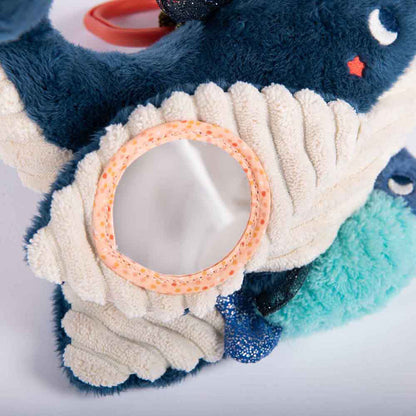 Moulin Roty Tøydyr med spilldåse, Hval - 29 cm