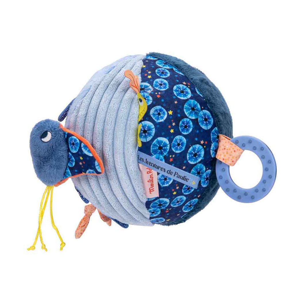 Moulin Roty Aktivitetsball med havdyr, Les Aventures de Paulie