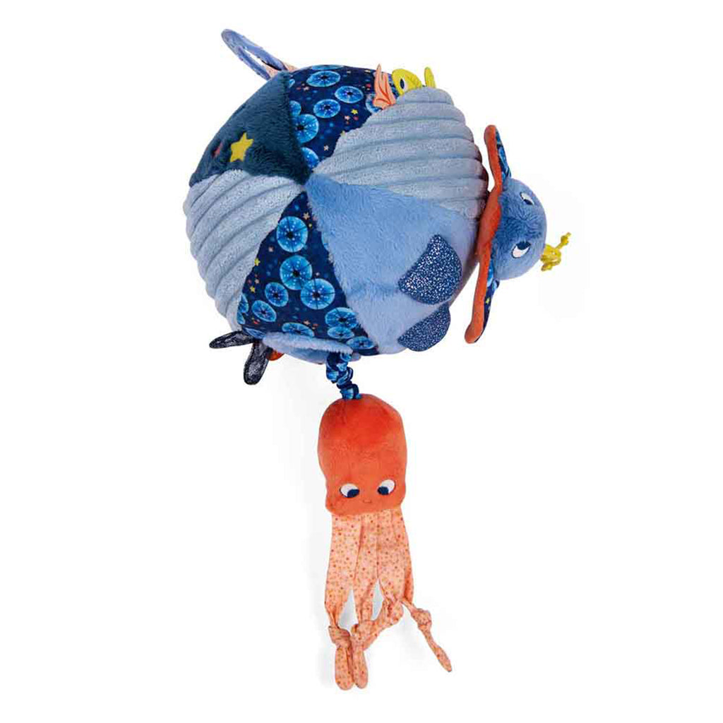 Moulin Roty Aktivitetsball med havdyr, Les Aventures de Paulie