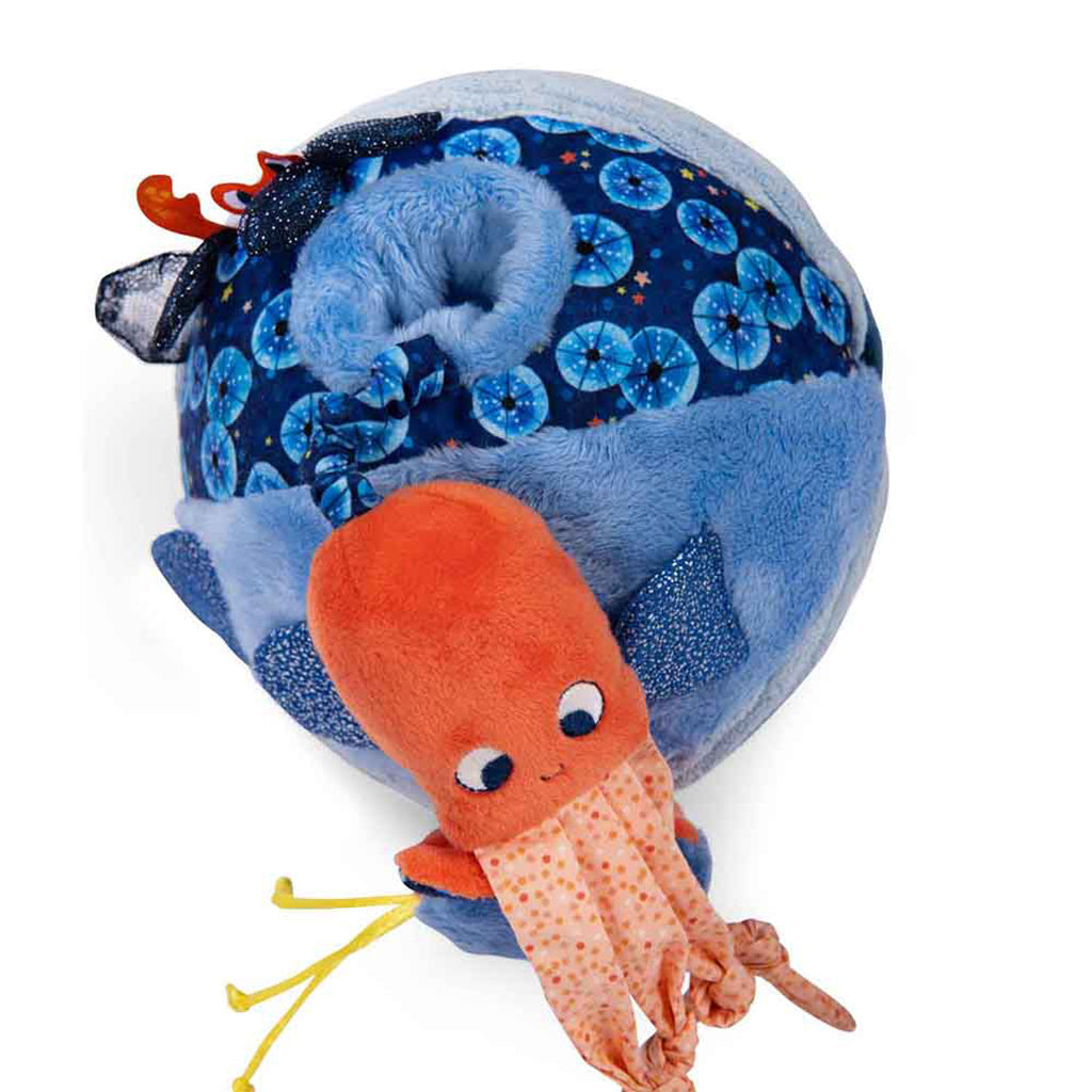 Moulin Roty Aktivitetsball med havdyr, Les Aventures de Paulie